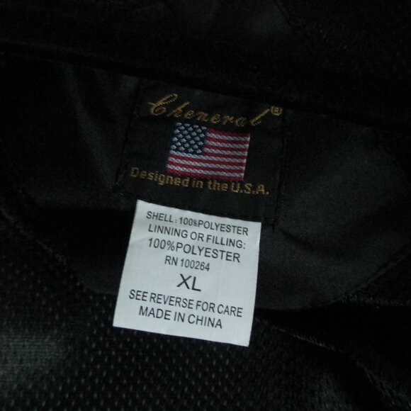 Cheneral Size XL Alaska Jacket Rain Wind Hooded Full Zip Green Black Men - Picture 7 of 8